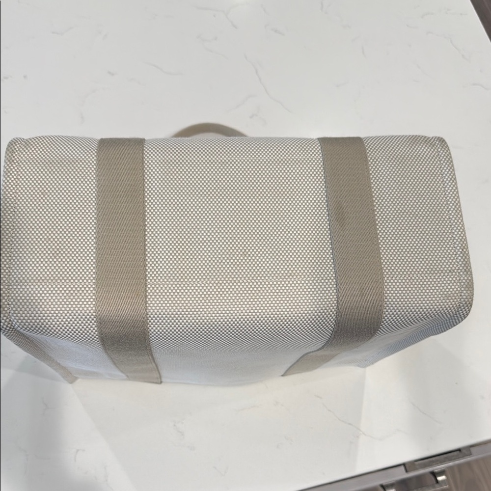lululemon athletica Cream and Tan Canvas Tote - Picture 5 of 13